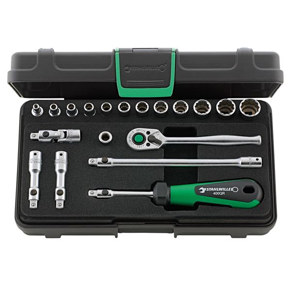STAHLWILLE（スタビレー） 40AD／12／7QRSKN （1／4SQ）ソケットレンチセ（96015208） DIY・工具-レンチ・スパナ-締付工具