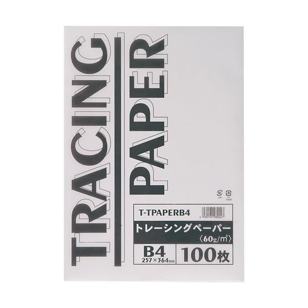 82%OFF!】 まとめ TANOSEE トレーシングペーパー60g B4 1パック 100枚 送料無料 fucoa.cl