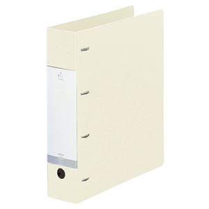 (まとめ) リヒトラブ お願いごと D型輪っか整理保存用具 A4タテ 4穴 500枚閉じ込める 背幅64粍 白 G1280-0 1冊 【×10仕掛ける】