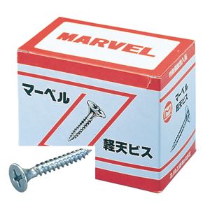 (まとめ)軽天ビス/ネジ 【ユニクロメッキ32mm/1000本入×2セット】 マーベル K-32