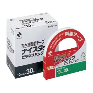 （まとめ） ニチバン ナイスタック(R) ビジネスパック 30m長尺巻 5巻入 NWBP-10 入 【×2セット】