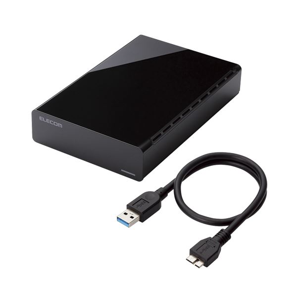 エレコム 外付けハードディスク e：DISK USB3.0対応 2TB ELD-CED020UBK 15,221円