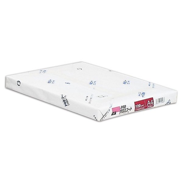 (まとめ) 王子製紙 PODグロス厚地の外套100 A4 100g PODGL100-A4 1冊(250枚) 【×3仕掛ける】