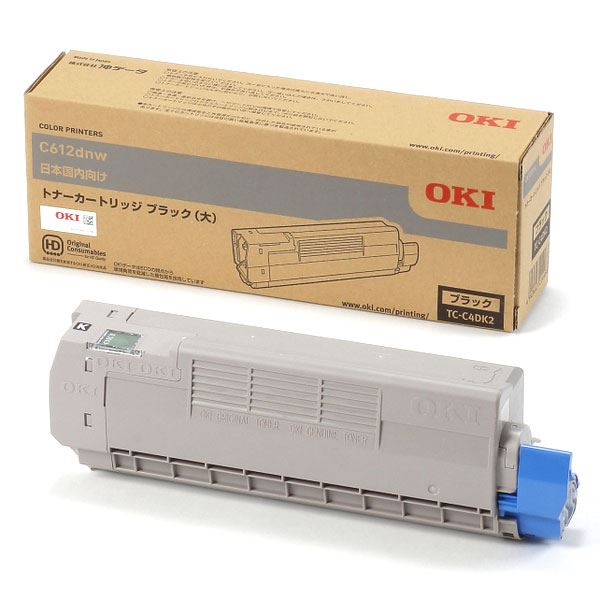 （まとめ） 【完全無欠品】 OKI TC-C4DK2 トナーカートリッジ 黒いこと 大 【×3仕掛ける】