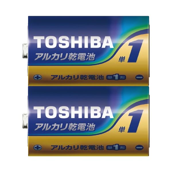 東芝アルカリ乾電池 単1形 2本×50パック 送料無料 爆売り！