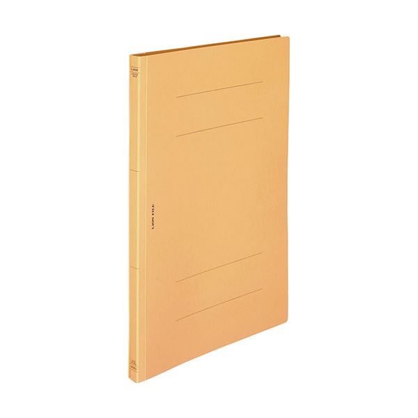 (まとめ) ライオン事務器 フラットファイル(環境)樹脂押え具 B4タテ 150枚収容 背幅18mm 黄 A-507KB4S 1セット(10冊) 【×10セット】