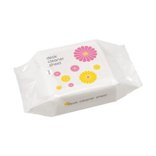 (まとめ)TANOSEE おそうじシートデスクまわり用 1パック(40枚)【×50セット】