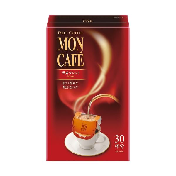 (まとめ)片岡物産 モンカフェ ドリップコーヒーモカブレンド 8g 1セット(60袋:30袋×2箱)【×2セット】【代引不可】 送料無料!|日本茶と健康茶のお店いっぷく茶屋