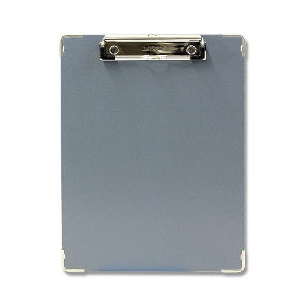 （まとめ）百獣の王事務器 どんぶり鉢書簡紙挟 B5タテ灰 CS-110 1枚 【×20仕かける】 文房具・事務用品-クリップボード-クリップ・結束用具