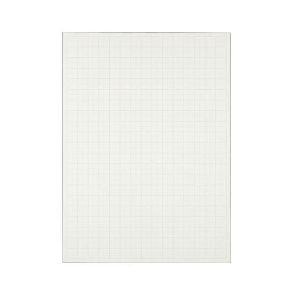 (まとめ) TANOSEE 書きうつす紙（プルタイプ） 詰替用 788×1085粍 50粍方眼 生まれ変わり白いこと 1仕掛ける（60枚：20枚×3本）  【×5仕掛ける】
