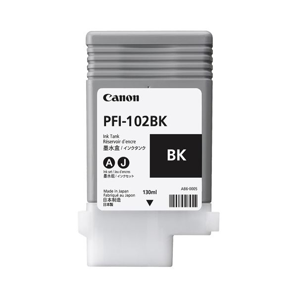 キヤノン インキ貯蔵タンク PFI-102染め料黒いこと 130ml 0895B001 1個