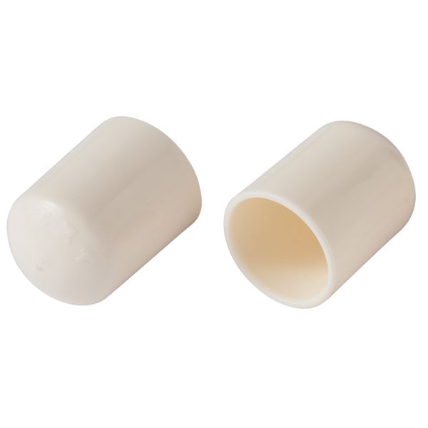 (まとめ) 物干し竿 先端キャップ/洗濯用品 【2個入り】 直径29~30mmのパイプに対応 樹脂 補修 腐食予防 【×60個セット】