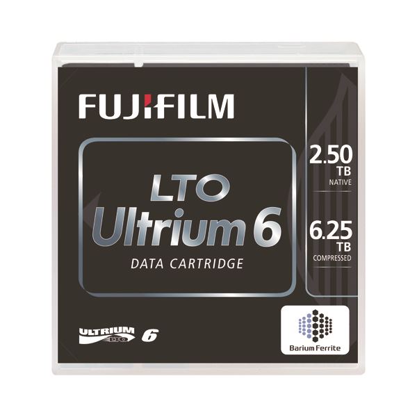 富士フイルム LTO Ultrium6資料薬莢 バーコード付け紙(縦型)付 2.5結核症 LTO FB UL-6 OREDPX5T1箱(5巻)