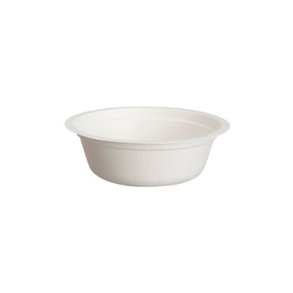 （まとめ）サンナップ サトウキビモールドポウル 350mL 50個【×10仕掛ける】 使い捨て皿・器-食器・カトラリー・グラス