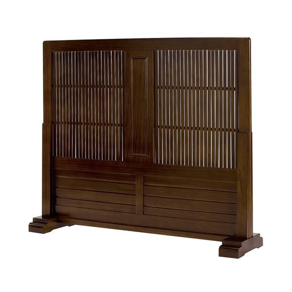 和風衝立/パーテーション 【幅1200×奥ぶかさ295×高さ1010粍】 木製 精神的な統合品 〔リビング 晩ご飯 和室 応接室 客間〕【代引不可】