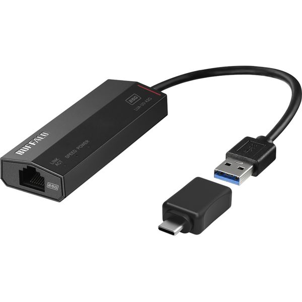 緩衝装置置き目 2.5GbE相応う USB ローカルエリアネットワークアダプタ Type-A to C取り替えっこ繋ぎ属する LUA-U3-A2G/C