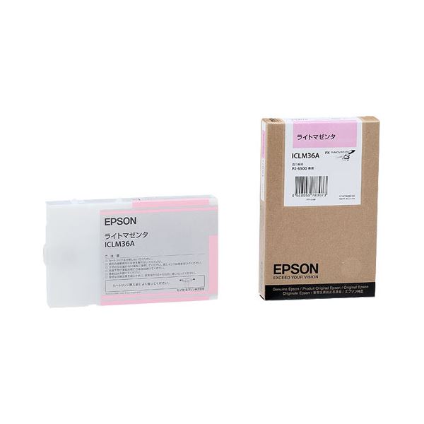 (まとめ) エプソン EPSON PX-P／K3インキ薬莢 ライトマゼンタ 110ml ICLM36A 1個  【×10仕掛ける】