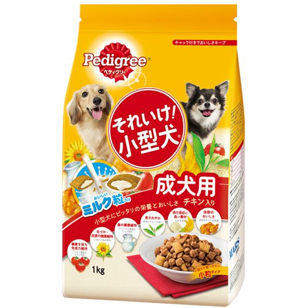 新しい季節の栄養とおいしさを考えた小型犬専用フード まとめ ペディグリーそれいけ 小型犬チキン入り1kg 12セット ペット用品 犬用フード 送料込 激安アウトレット即納 の
