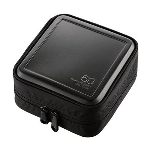 （まとめ）エレコム Blu-ray・CD・ヴィデオディスク相応うジッパー入れもの 60枚納める 黒いこと CCD-HB60BK 1個【×10仕掛ける】 PCサプライ・消耗品-記録用メディアケース