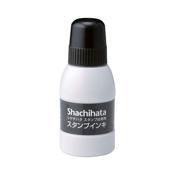(まとめ) シヤチハタ スタンプ台専用補充インキ 40ml 黒 SGN-40-K 1個 【×30セット】