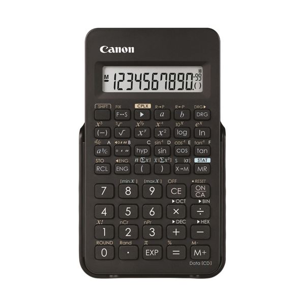 キヤノン 関数電卓 F-605G仮数10桁、指数2桁 関数機能(154種類)、ハードカバー付 0891C003 1セット(10台) 11,473円