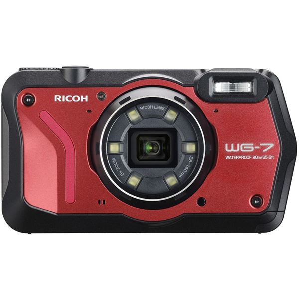 安心の定価販売 リコーイメージング 防水デジタルカメラ WG-7 レッド KIT JP RED siarc.