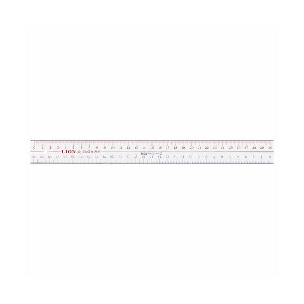 （まとめ）百獣の王事務器 アクリル樹脂一直線行動様式30糎 No.10 1本【×30書き割り】