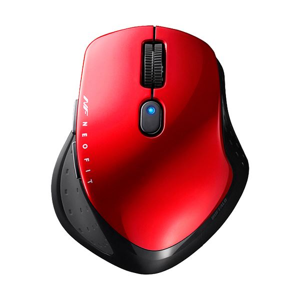 (まとめ) 緩衝装置置き目 無線電話 BlueLED5名取り草 ネオフィットマウス S大きさ 赤いこと BSMBW510SRD 1個 【×5仕掛ける】