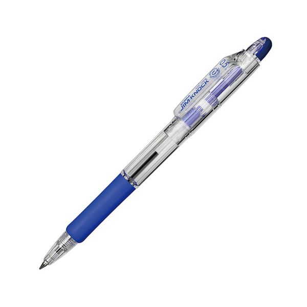 (まとめ) ゼブラ 油性ボールペン ジムノック 0.5mm 青 KRBS-100-BL 1セット(10本) 【×10セット】
