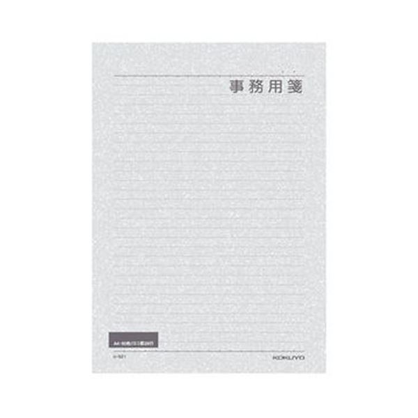 （まとめ）コクヨ 書簡箋事務用 A4 横罫 29行50枚 ヒ-521 1仕掛ける（5冊）【×10仕掛ける】