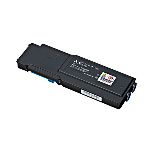 富士フイルム ゼロックス用 大収容能力トナーカートリッジ シアン CT202090 1個 プリンター・FAX用インク-PCサプライ・消耗品-インクカートリッジ