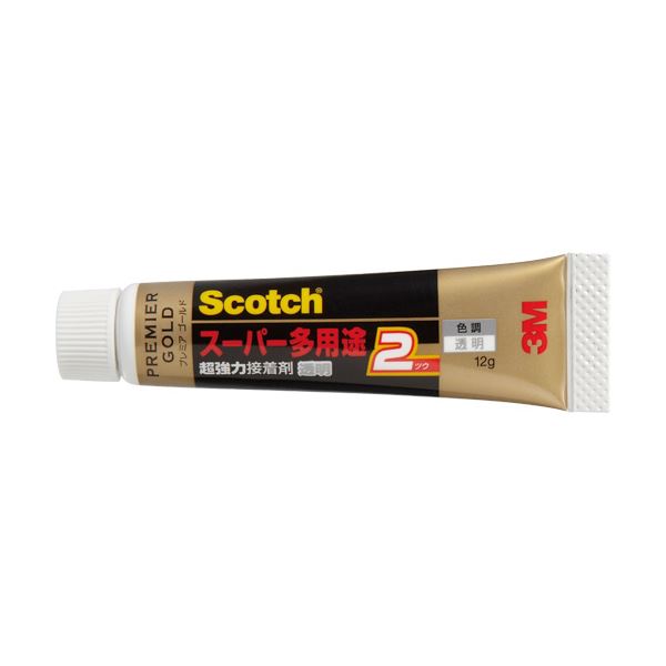 (まとめ) 3M スコッチ 超強力接着剤プレミアゴールド スーパー多用途2 12g 9077S 1本 【×30セット】