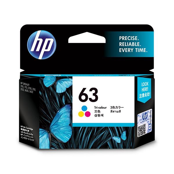 (まとめ) HP HP63 インキ薬莢 色合い F6U61AA 1個 【×3仕掛ける】