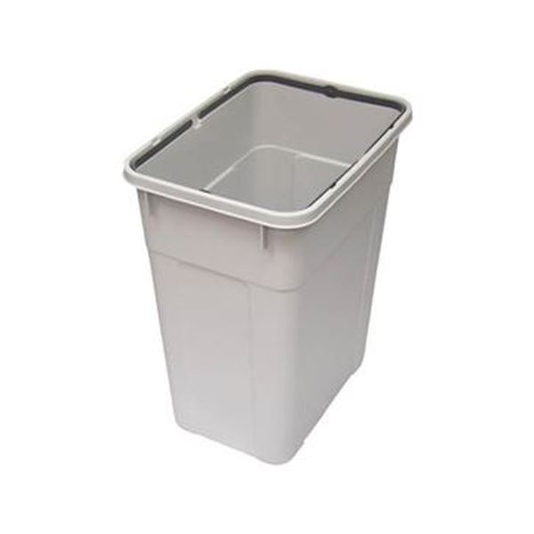 （まとめ）TRUSCO 分別ペール70型 本体73L ホワイト TBP-70H 1個（フタ別売）【×3セット】