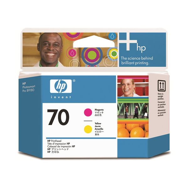 (まとめ) HP70 刷り上げる上端 マゼンタ／黄色 C9406A 1個  【×10仕掛ける】