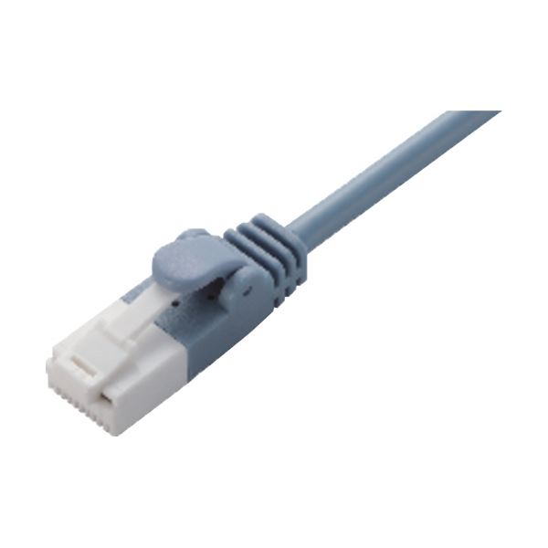 （まとめ）エレコムツメ折押しとどめるやわらかローカルエリアネットワーク有線テレビ(Cat6標準尺度) 青色 0.5m LD-GPYT/BU05 1本【×10仕掛ける】