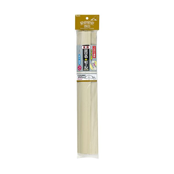（まとめ）ELPA 足せるショッピングセンター 床用1号40糎 磁気テープ付 象牙色 PSM-U140P3（IV）1容器に並べる（3本）【×5仕掛ける】