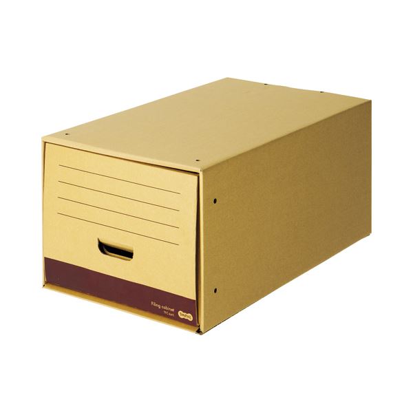 (まとめ) TANOSEE ファイリング収納家具 ロング印字機 A4用 内寸W322×D544×H263粍 1個  【×10仕掛ける】