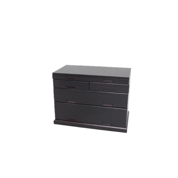 天然木桐材のモダン仏壇キャビネット ブラウン 完成品 DFCX6245BR 送料込!