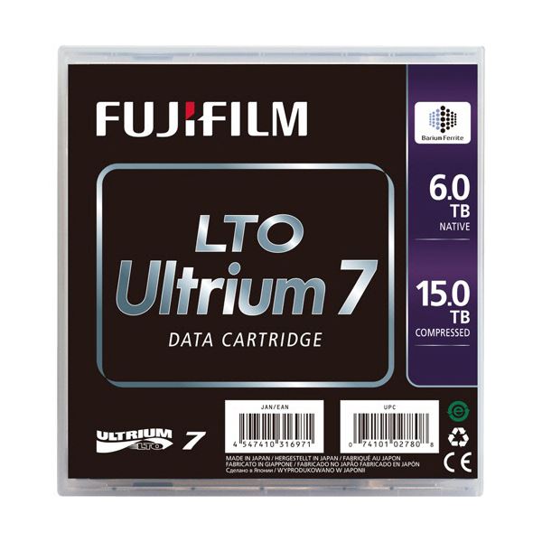 TANOSEE 富士フイルム LTOUltrium7 資料薬莢 6.0結核症/15結核症 1容器に並べる(5巻)