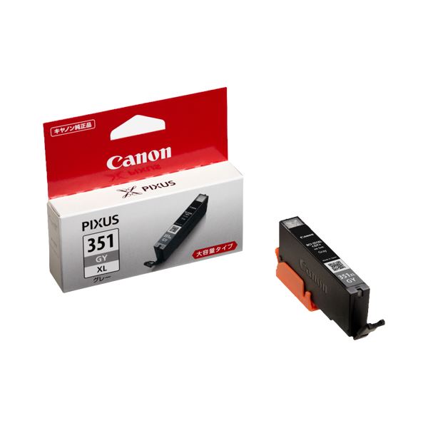(まとめ) キヤノン Canon インキ貯蔵タンク BCI-351XLGY 薄墨色 大静電容量 6442B001 1個  【×10仕掛ける】