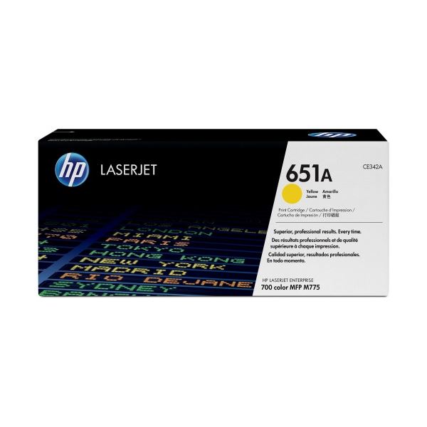 日本HP(ヒューレット・パッカード) 651A トナーカートリッジ 黄色 CE342A 1個