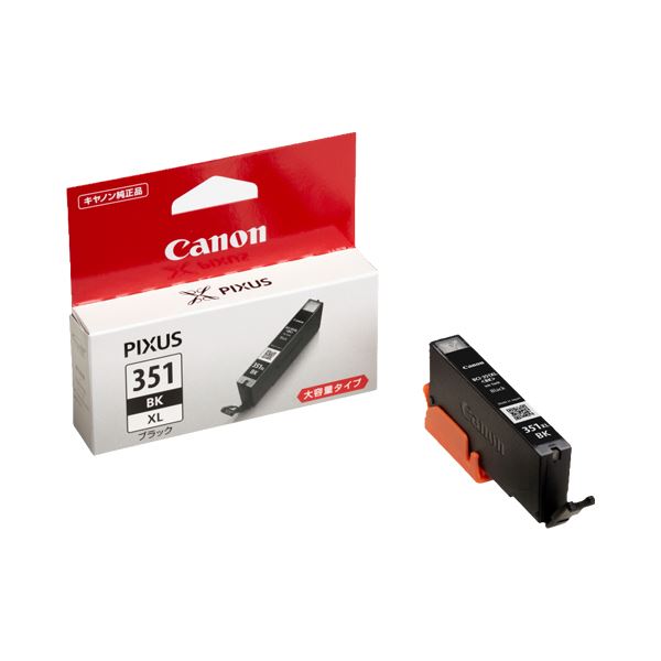 (まとめ) キヤノン Canon インキ貯蔵タンク BCI-351XLBK 黒いこと 大静電容量 6438B001 1個  【×10仕掛ける】