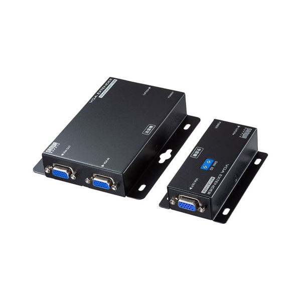 サンワサプライ ディスプレイエクステンダー(仕掛ける模範例) VGA-EXSET2N