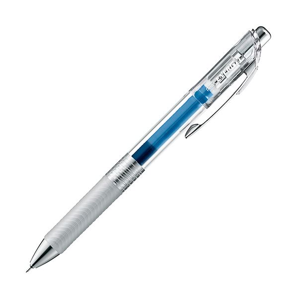 （まとめ）ぺんてる ゲルインクボールペン ノック式エナージェル インフリー 0.4mm ブルー（軸色：クリア）BLN74TL-C 1セット（10本）【×5セット】 9,216円