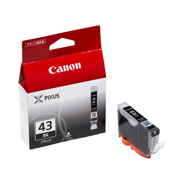(まとめ) キヤノン Canon インキ貯蔵タンク BCI-43BK 黒いこと 6376B001 1個  【×10仕掛ける】