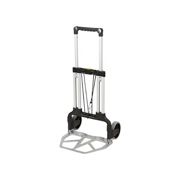 TRUSCO 折りたたみ持ちはこび手押し車 100kg印字機 TAC-100 1台 打ち上げる品 物流・運搬器具-花・ガーデン・DIY