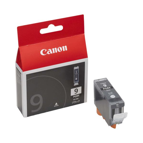 (まとめ) キヤノン Canon インクタンク BCI-9BK ブラック 0372B001 1個 【×10セット】