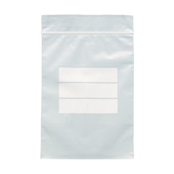 (まとめ) TRUSCO チャック付ポリ袋(白枠付き) 0.08mm厚 70×50mm TCBW-A-8-TM 1袋(200枚) 送料込!
