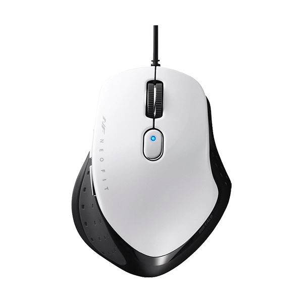 (まとめ) 緩衝装置置き目 有線 BlueLED5名取り草 ネオフィットマウス M大きさ 白いこと BSMBU510MWH 1個 【×10書き割り】